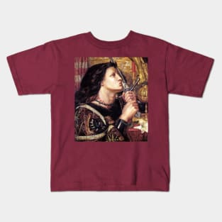 Joan of Arc - Dante Gabriel Rossetti Kids T-Shirt